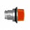 Harmony flush drejegreb i metal for LED med 3 positioner og fjeder-retur til midt i orange farve ZB4FK1553 miniature