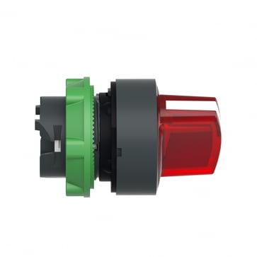 Harmony drejegreb i plast for LED med 2 faste positioner i rød farve ZB5AK1243