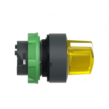 Harmony drejegreb i plast for LED med 2 faste positioner i gul farve ZB5AK1283
