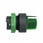 Harmony drejegreb i plast for LED med 2 positioner og fjeder-retur fra H-til-V i grøn farve ZB5AK1433 miniature