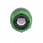 Harmony lampetrykshoved i plast for LED med klar silikonehætte og fjeder-retur med plan trykflade i grøn farve ZB5AW533 miniature