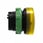Head for pilot light, Harmony XB5, plastic, yellow, 22mm, universal LED, grooved lens ZB5AV083S miniature
