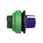 Harmony flush drejegreb i plast for LED med 2 positioner og fjeder-retur fra H-til-V i blå farve ZB5FK1463 miniature