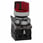 Harmony drejeafbryder komplet med LED og 2 faste positioner i rød 230-240VAC 1xNO+1xNC, XB4BK124M5 XB4BK124M5 miniature