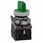 Harmony drejeafbryder komplet med LED og 3 faste positioner i grøn 110-120VAC 1xNO+1xNC XB4BK133G5 miniature