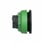 Harmony flush lampetrykshoved i plast for LED med fjeder-retur og plan trykflade i grøn farve ZB5FW333 miniature