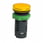 Yellow Monolithic pilot light Ø22 plain lens with integral LED 24V XB5EVB8 miniature