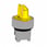 Harmony drejegreb i metal for LED med 3 faste positioner i gul farve ZB4BK1383 miniature