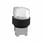 Harmony drejegreb i sort metal for LED med 2 faste positioner i hvid farve ZB4BK12137 miniature
