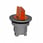 Harmony flush drejegreb i metal for LED med 3 positioner og fjeder-retur til midt i orange farve ZB4FK1553 miniature