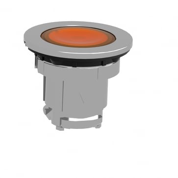 Harmony flush signallampehoved for LED med linse i orange farve ZB4FV053