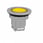Harmony flush signallampehoved for LED med linse i gul farve ZB4FV083 miniature