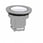 Harmony flush lampetrykshoved i metal for LED med fjeder-retur og plan trykflade i hvid farve ZB4FW313 miniature
