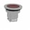 Harmony flush lampetrykshoved i metal for LED med fjeder-retur og plan trykflade i rød farve ZB4FW343 miniature