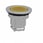 Harmony flush lampetrykshoved i metal for LED med fjeder-retur og plan trykflade i gul farve ZB4FW383 miniature