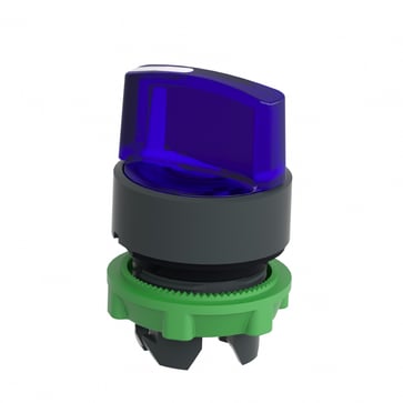 Harmony drejegreb i plast for LED med 2 faste positioner i blå farve ZB5AK1263