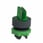 Harmony drejegreb i plast for LED med 3 faste positioner i grøn farve ZB5AK1333 miniature