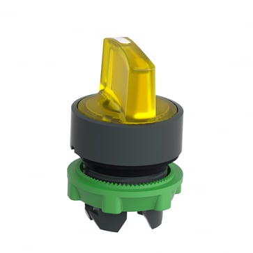 Harmony drejegreb i plast for LED med 3 faste positioner i gul farve ZB5AK1383
