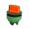 Harmony flush drejegreb i plast for LED med 2 faste positioner i orange farve ZB5FK1253 miniature