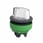 Harmony flush drejegreb i plast for LED med 2 positioner og fjeder-retur fra H-til-V i hvid farve ZB5FK1413 miniature