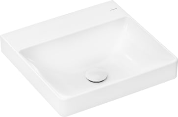 hansgrohe Xelu Q Handrinse basin 500/480 without tap hole and overflow, SmartClean White 61013450