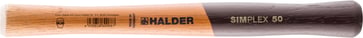 Halder Simplex skaft til Bolchehammer Støbejern eller Aluminium Ø50mm 3244.050