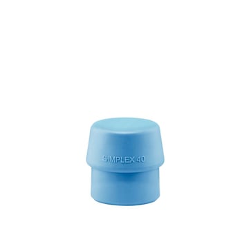 Halder Simplex Indsats af TPE-soft blå Ø40mm 3201.040