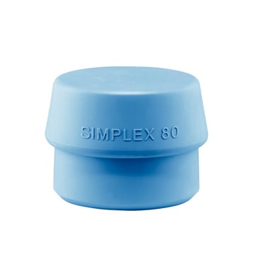 Halder Simplex Indsats af TPE-soft blå Ø80mm 3201.080