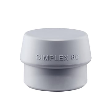 Halder Simplex Indsats af TPE-medium grå Ø80mm 3203.080