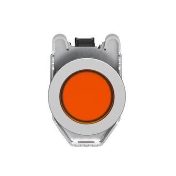 Signallampe komplet metal Ø30 mm hul med LED orange og 24VAC/DC XB4FVB5