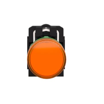 Harmony signallampe komplet med LED i orange farve og 110-120VAC forsyning XB5AVG5