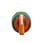 Harmony drejegreb i plast for LED med 3 positioner og fjeder-retur til midt i orange farve ZB5AK1553 miniature