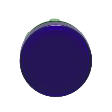 Harmony signallampehoved i plast for LED med linse i blå farve ZB5AV063