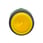 Head for illuminated push button, Harmony XB5, plastic, yellow projecting, 22mm, universal LED, spring return, plain lens ZB5AW183S miniature