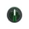 Harmony flush drejegreb i plast for LED med 3 faste positioner i grøn farve ZB5FK1333 miniature