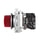 Harmony flush drejeafbryder komplet med LED og 3 faste positioner i rød 110-120VAC 1xNO+1xNC, XB4FK134G5 XB4FK134G5 miniature