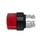Harmony drejegreb i sort metal for LED med 2 faste positioner i rød farve ZB4BK12437 miniature