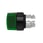 Harmony drejegreb i sort metal for LED med 3 positioner og fjeder-retur til midt i grøn farve ZB4BK15337 miniature