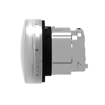 Harmony signallampehoved for LED med aftagelig hvid linse for isætning af skilt ZB4BV013E