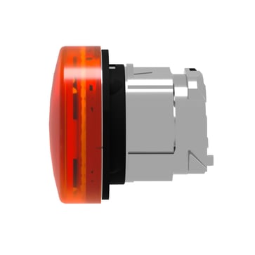 Harmony signallampehoved for LED med riflet linse til udendørs brug i orange farve ZB4BV053S