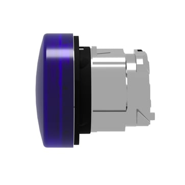 Harmony signallampehoved for LED med linse i blå farve ZB4BV063