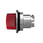 Harmony flush drejegreb i metal for LED med 2 faste positioner i rød farve ZB4FK1243 miniature