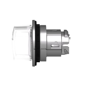 Harmony flush drejegreb i metal for LED med 3 faste positioner i hvid farve ZB4FK1313