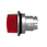 Harmony flush drejegreb i metal for LED med 3 faste positioner i rød farve ZB4FK1343 miniature