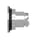Harmony flush lampetrykshoved i metal for LED med fjeder-retur og plan trykflade med hvid ring ZB4FW913 miniature