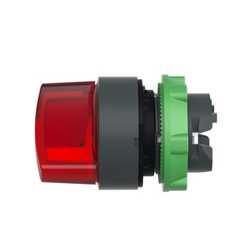 Harmony drejegreb i plast for LED med 2 faste positioner i rød farve ZB5AK1243