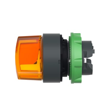 Harmony drejegreb i plast for LED med 2 faste positioner i orange farve ZB5AK1253