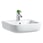 LAUFEN FLORAKIDS washbasin, 45 x 41 cm, white/green H8150310721041 miniature