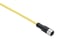 Sensor cable  PVC 1/2" 3-pin female straight 2 meters XZCPV1865L2 miniature