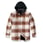Carhartt Flannel Sherpa-lined shirt jacket 211/Brown size M 105938211-M miniature